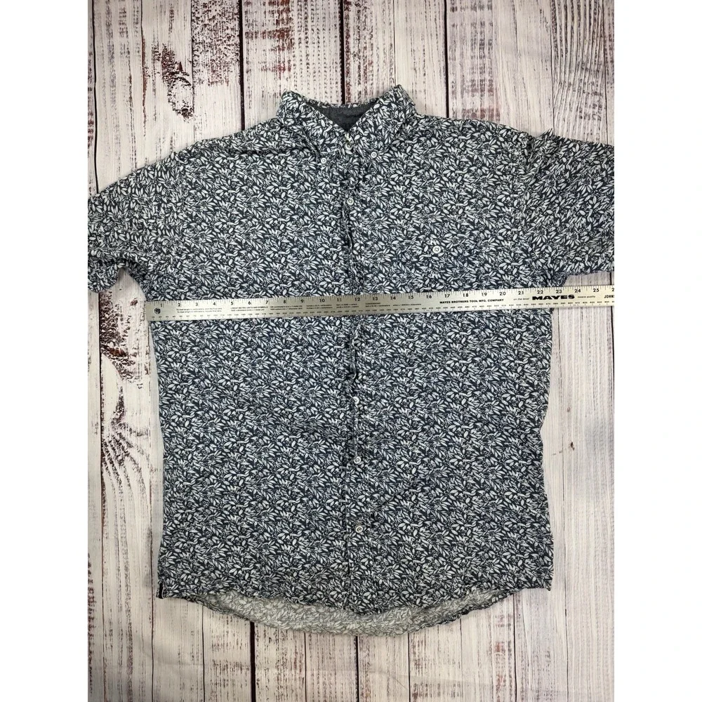 Original Weatherproof Vintage Men's Large Short Sleeve Button Down Light Floral
